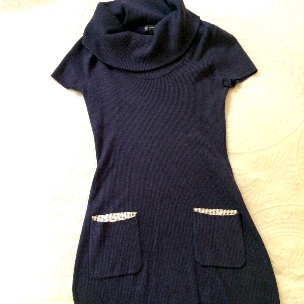 INC short sleeve cowl sweater